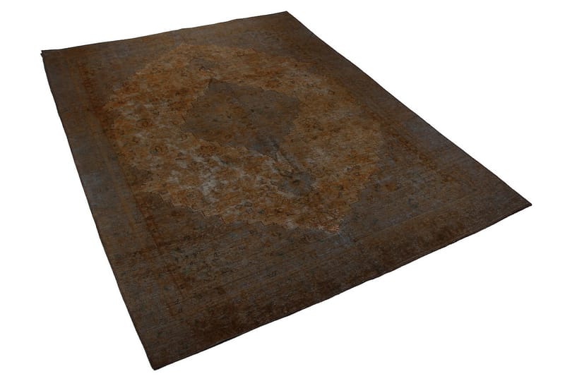 Handknuten Persisk Ullmatta 258x338 cm Vintage - Brun/Blå - Persisk matta - Orientalisk matta
