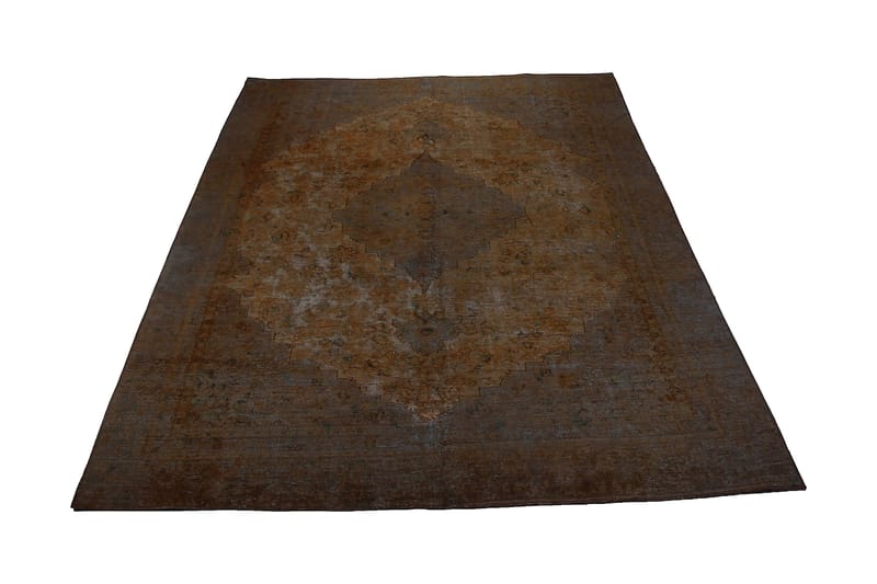 Handknuten Persisk Ullmatta 258x338 cm Vintage - Brun/Blå - Persisk matta - Orientalisk matta