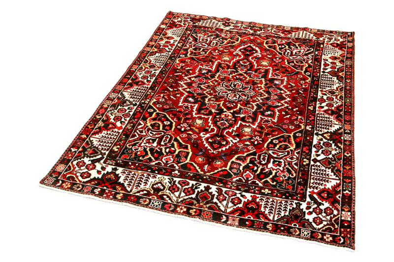Handknuten Persisk Matta 217x297 cm - Röd/Beige - Orientalisk matta - Persisk matta