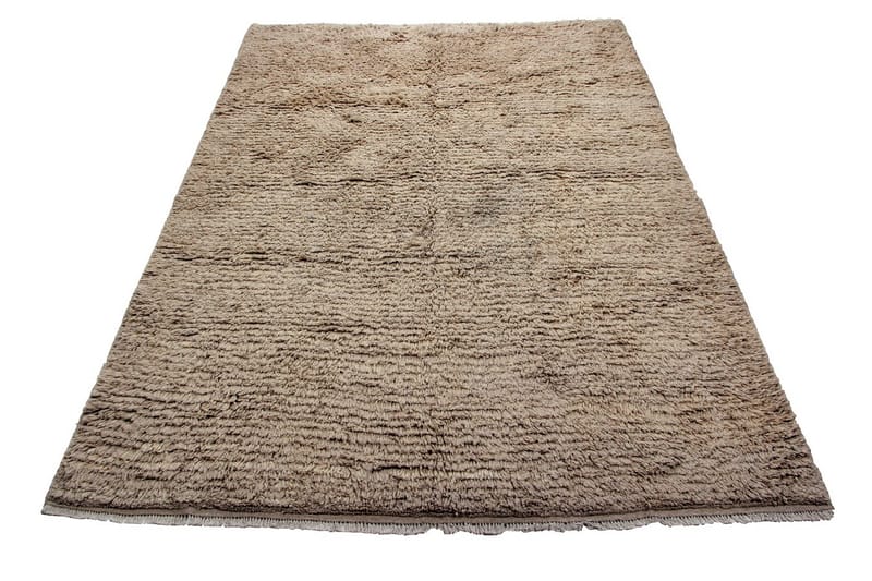 Handknuten Persisk Ullmatta 200x302 cm Gabbeh Shiraz - Beige - Persisk matta - Orientalisk matta