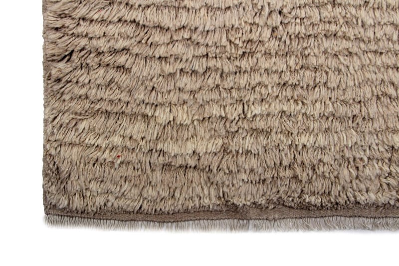 Handknuten Persisk Ullmatta 200x302 cm Gabbeh Shiraz - Beige - Persisk matta - Orientalisk matta