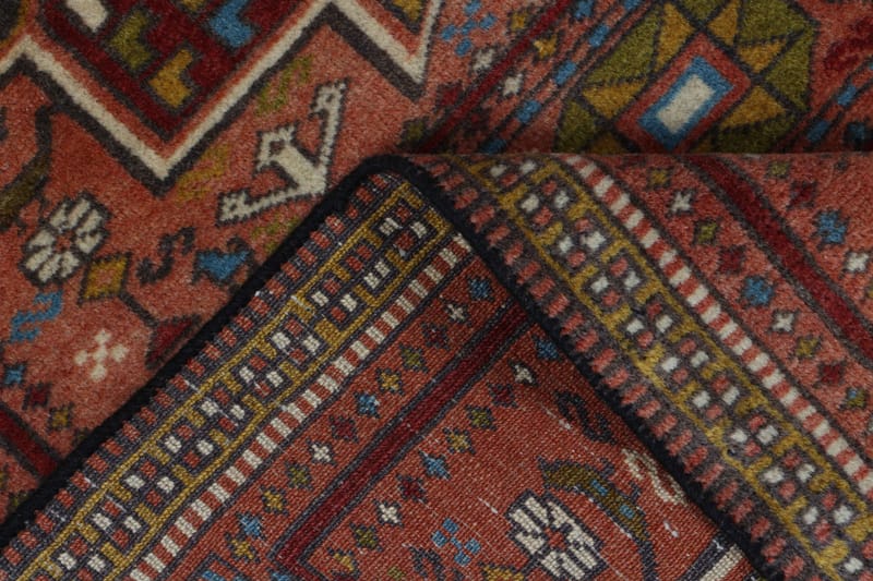 Handknuten Persisk Matta 81x180 cm - Koppar/Grön - Persisk matta - Orientalisk matta