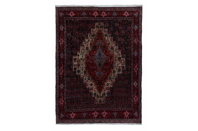 Handknuten Persisk Matta 132x181 cm - Mörkblå/Röd - Persisk matta - Orientalisk matta