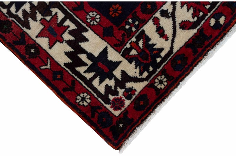 Handknuten Persisk Matta 159x220 cm - Röd/Beige - Persisk matta - Orientalisk matta