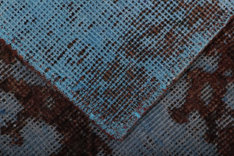 Handknuten Persisk Matta 123x190 cm Vintage - Blå/Brun - Persisk matta - Orientalisk matta