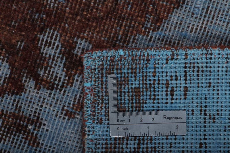 Handknuten Persisk Matta 123x190 cm Vintage - Blå/Brun - Persisk matta - Orientalisk matta