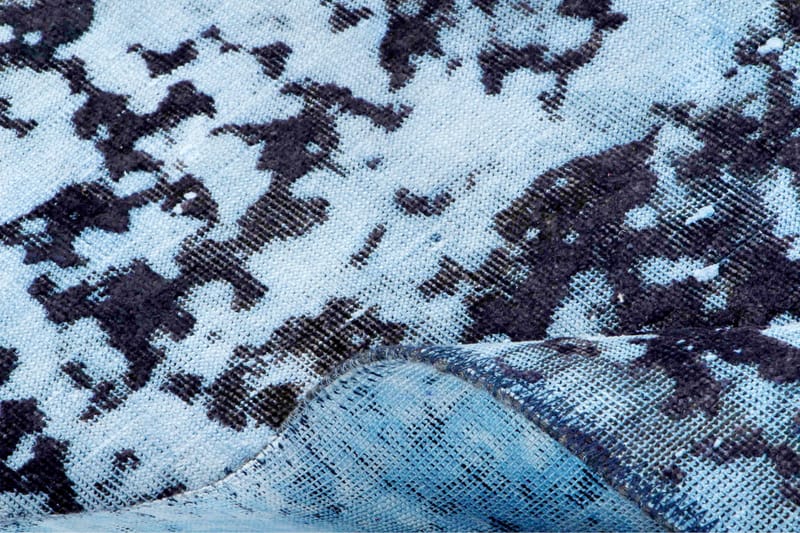 Handknuten Persisk Matta 77x355 cm Vintage - Blå/Mörkblå - Persisk matta - Orientalisk matta