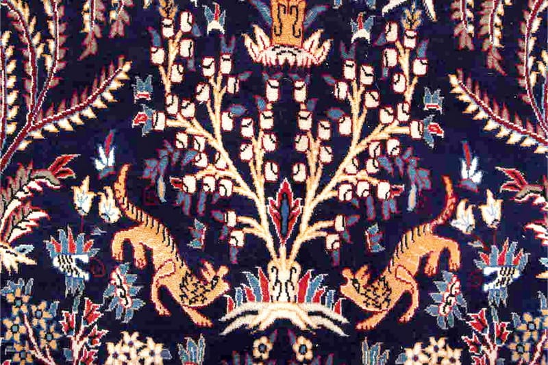 Handknuten Persisk Matta 160x303 cm - Mörkblå/Röd - Persisk matta - Orientalisk matta
