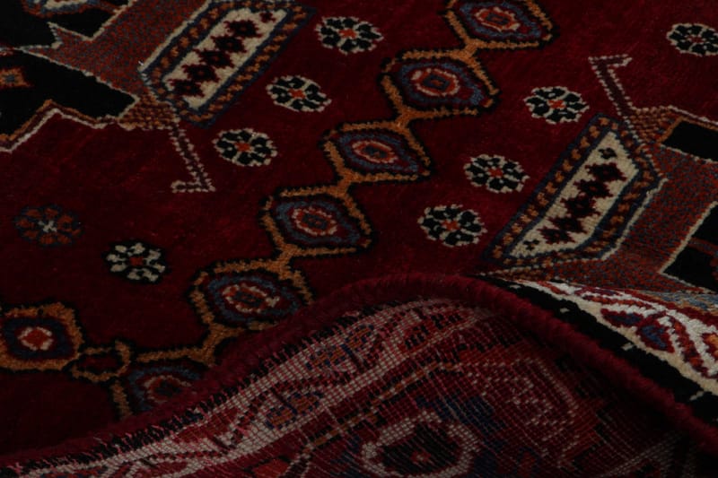 Handknuten Persisk Matta 148x244 cm - Röd/Svart - Persisk matta - Orientalisk matta