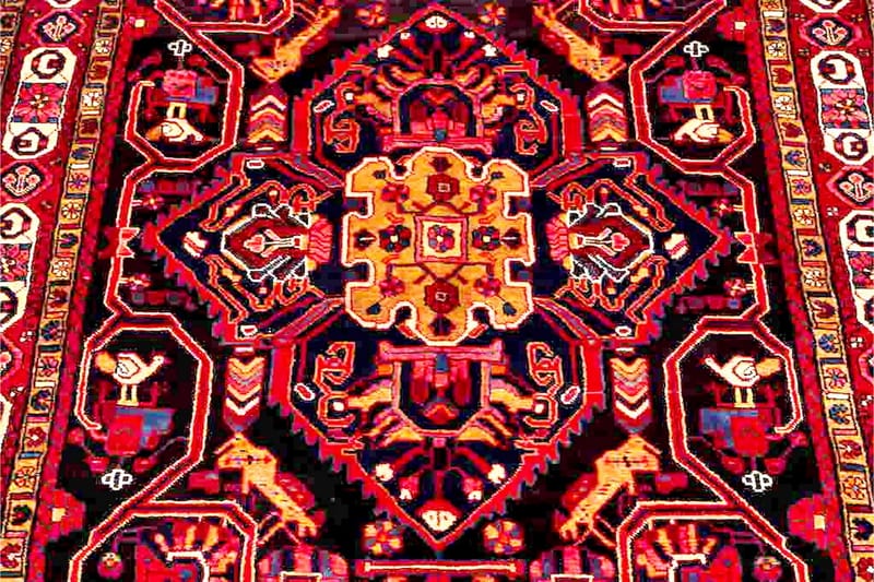 Handknuten Persisk Matta 160x332 cm - Röd/Svart - Persisk matta - Orientalisk matta