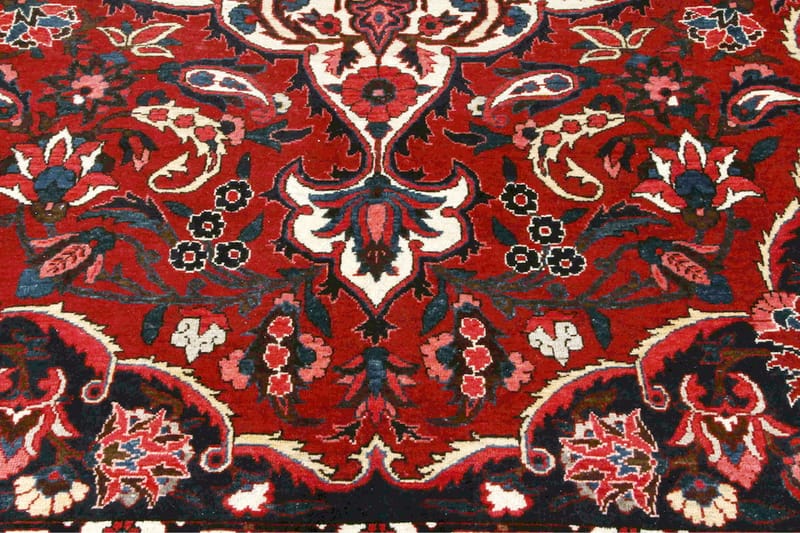 Handknuten Persisk Matta 205x310 cm - Röd/Beige - Persisk matta - Orientalisk matta