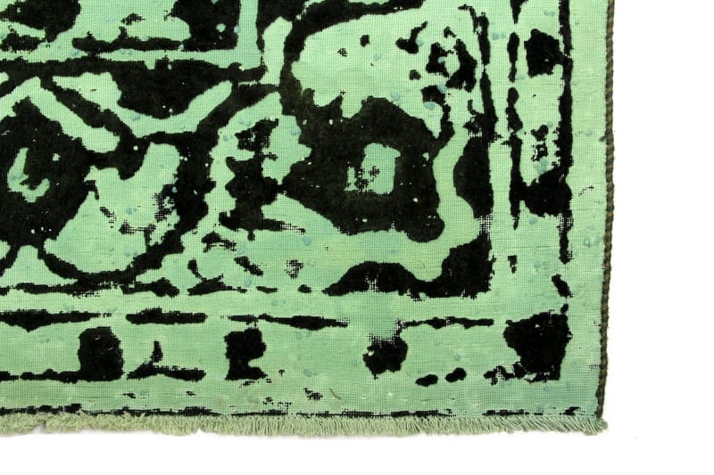 Handknuten Persisk Matta 154x174 cm Vintage - Grön/Svart - Persisk matta - Orientalisk matta