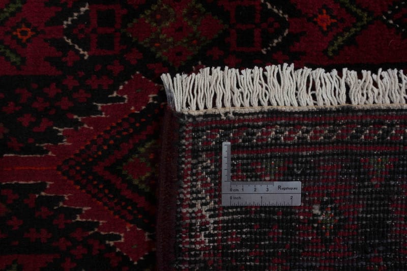 Handknuten Persisk Matta Våg 104x201 cm Kelim - Röd/Svart - Persisk matta - Orientalisk matta