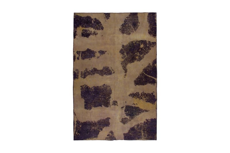Handknuten Persisk Matta 133x205 cm Vintage - Beige/Lila - Persisk matta - Orientalisk matta