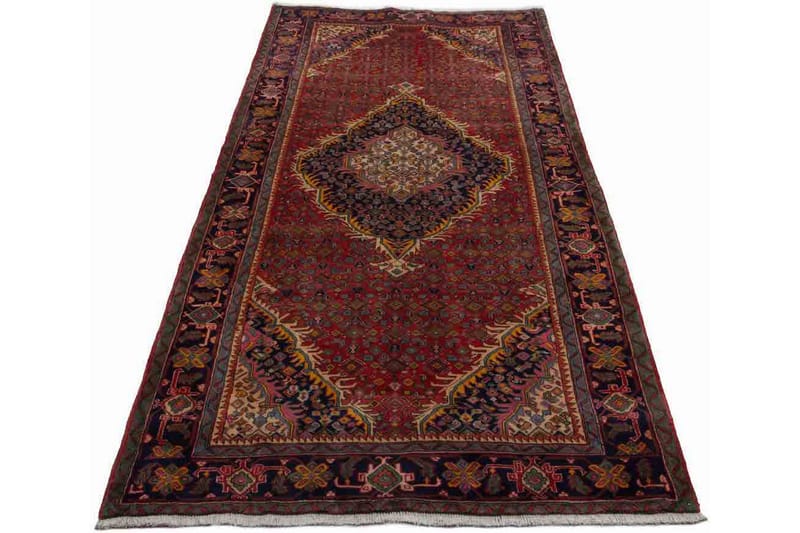 Handknuten Persisk Matta 155x300 cm - Röd/Mörkblå - Persisk matta - Orientalisk matta