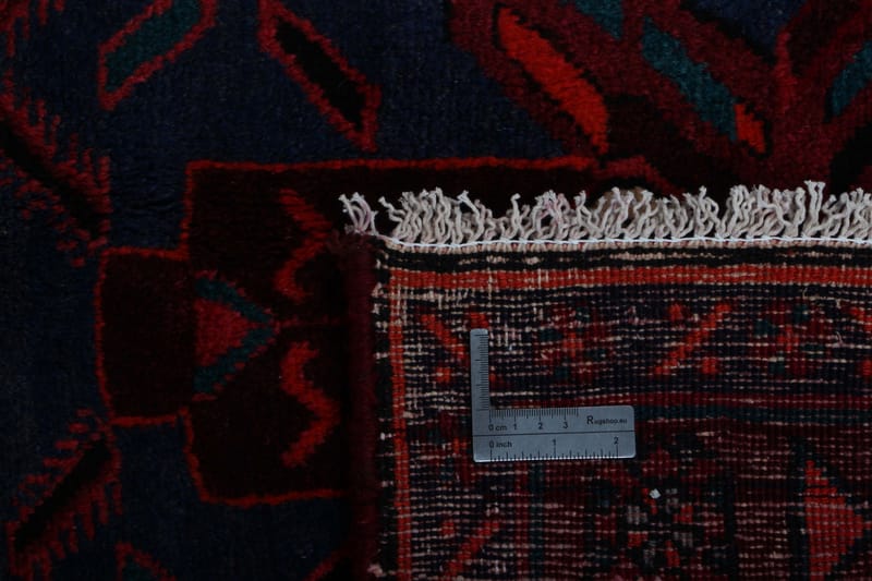 Handknuten Persisk Matta 154x385 cm - Mörkblå/Röd - Persisk matta - Orientalisk matta