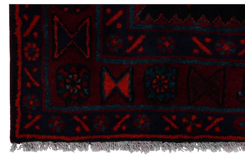 Handknuten Persisk Matta 154x385 cm - Mörkblå/Röd - Persisk matta - Orientalisk matta