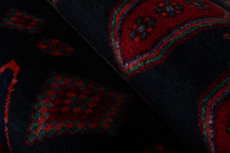 Handknuten Persisk Matta 98x285 cm - Mörkblå/Röd - Persisk matta - Orientalisk matta