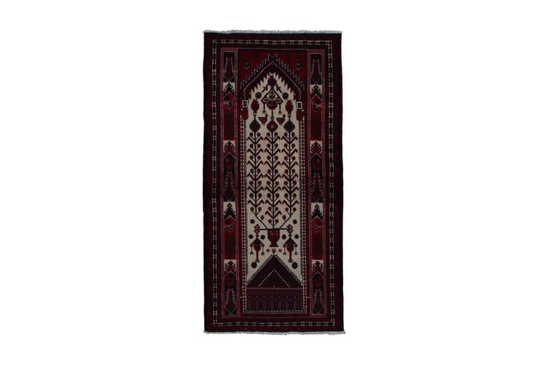 Handknuten Persisk Matta 107x212 cm Kelim - Beige/Röd - Persisk matta - Orientalisk matta