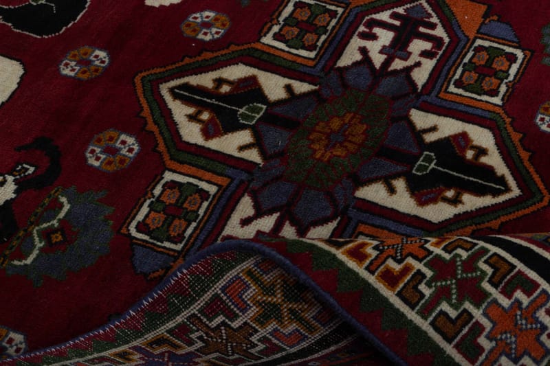 Handknuten Persisk Matta Varni 103x141 cm Kelim - Röd/Beige - Persisk matta - Orientalisk matta