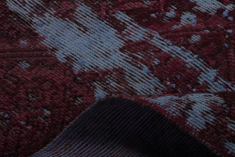 Handknuten Persisk Matta 98x130 cm Vintage - Röd/Blå - Persisk matta - Orientalisk matta