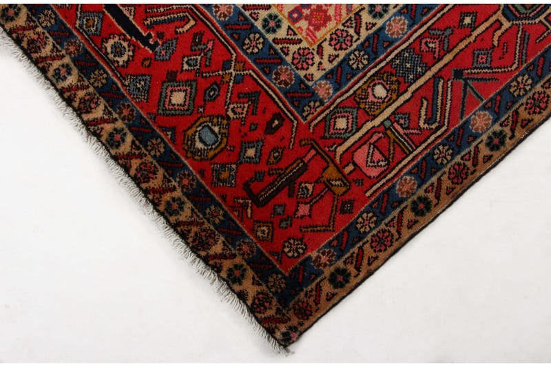 Handknuten Persisk Matta 202x295 cm - Röd/Blå - Persisk matta - Orientalisk matta