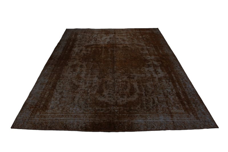 Handknuten Persisk Ullmatta 255x344 cm Vintage - Brun/Blå - Persisk matta - Orientalisk matta
