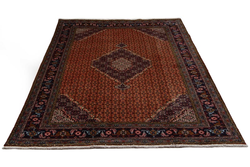 Handknuten Persisk Matta 206x287 cm Kelim - Röd/Mörkblå - Persisk matta - Orientalisk matta