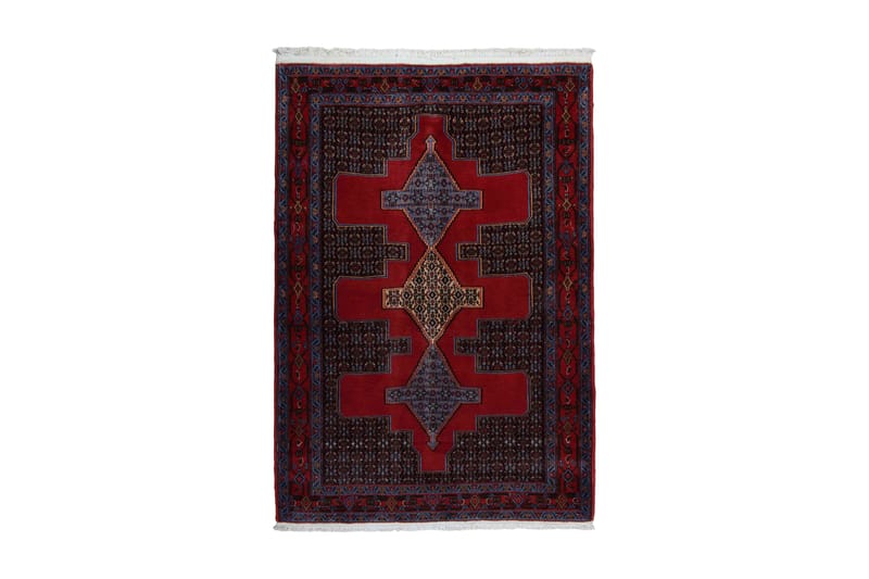 Handknuten Persisk Matta 122x173 cm Kelim - Röd/Blå - Persisk matta - Orientalisk matta