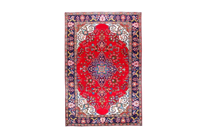 Handknuten Persisk Patchworkmatta 194x300 cm Kelim - Röd/Mörkblå - Persisk matta - Orientalisk matta