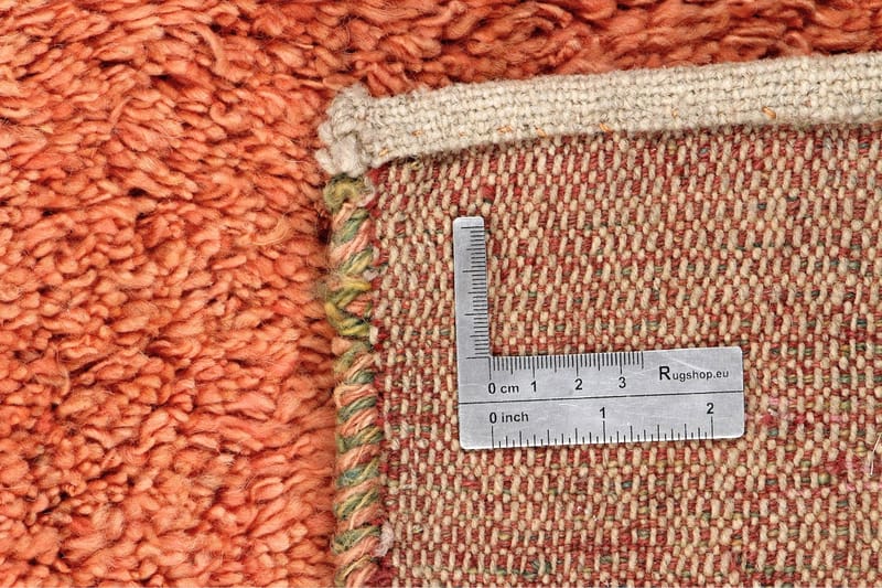 Handknuten Persisk Ullmatta 190x250 cm Gabbeh Shiraz - Rosa/Grön - Persisk matta - Orientalisk matta