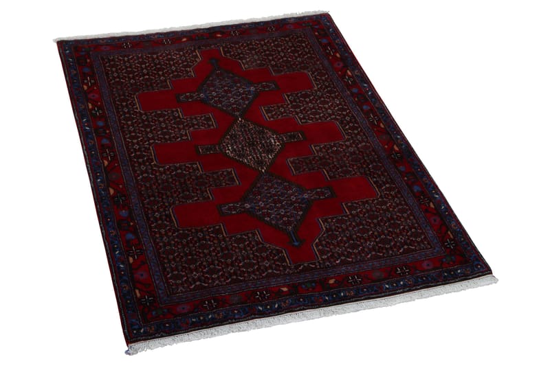 Handknuten Persisk Matta 122x160 cm Kelim - Röd/Blå - Persisk matta - Orientalisk matta