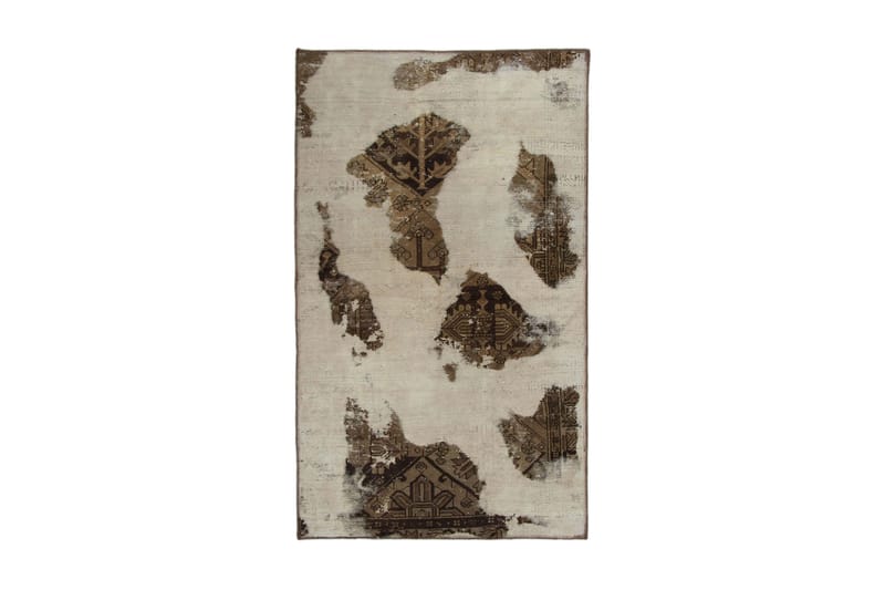 Handknuten Persisk Matta 123x208 cm Vintage - Beige/Brun - Persisk matta - Orientalisk matta