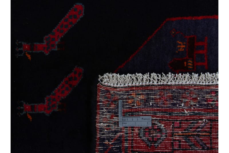 Handknuten Persisk Matta 150x356 cm - Mörkblå/Röd - Persisk matta - Orientalisk matta
