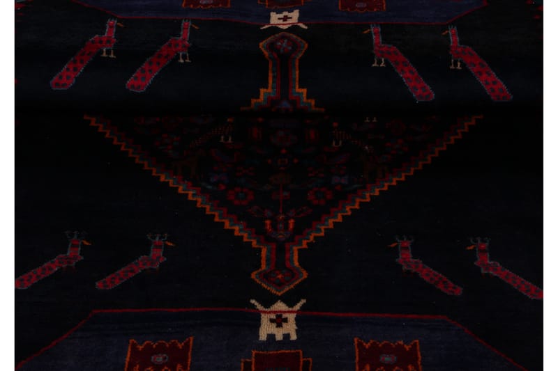 Handknuten Persisk Matta 150x356 cm - Mörkblå/Röd - Persisk matta - Orientalisk matta