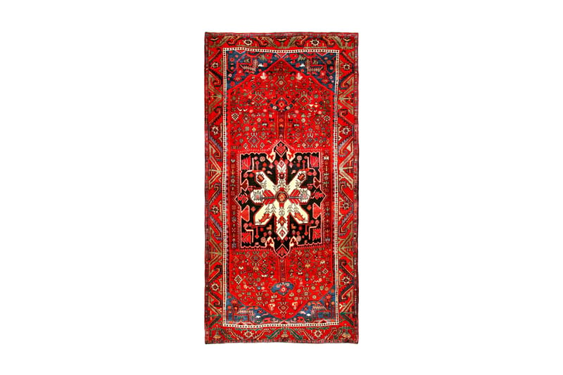 Handknuten Persisk Matta 154x317 cm - Röd/Blå - Persisk matta - Orientalisk matta