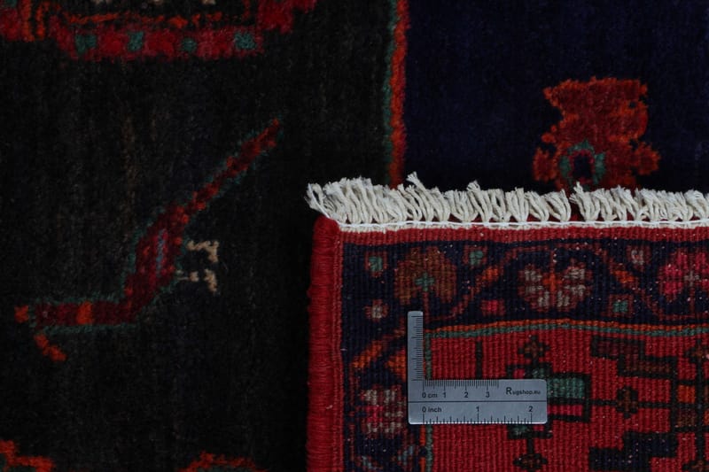Handknuten Persisk Matta 152x377 cm - Mörkblå/Röd - Persisk matta - Orientalisk matta