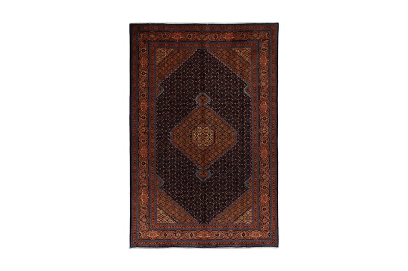 Handknuten Persisk Matta 195x295 cm Kelim - Röd/Mörkblå - Persisk matta - Orientalisk matta
