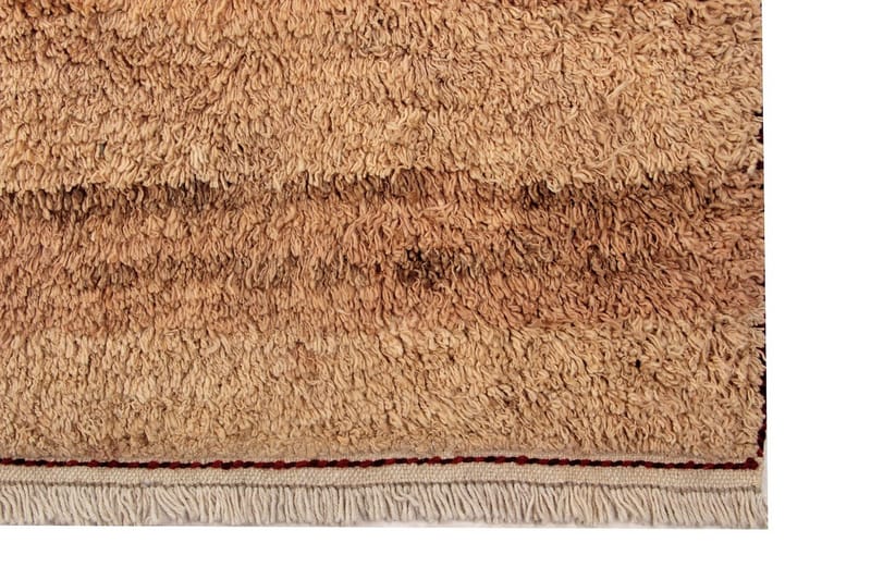 Handknuten Persisk Ullmatta 162x240 cm Gabbeh Shiraz - Beige - Persisk matta - Orientalisk matta