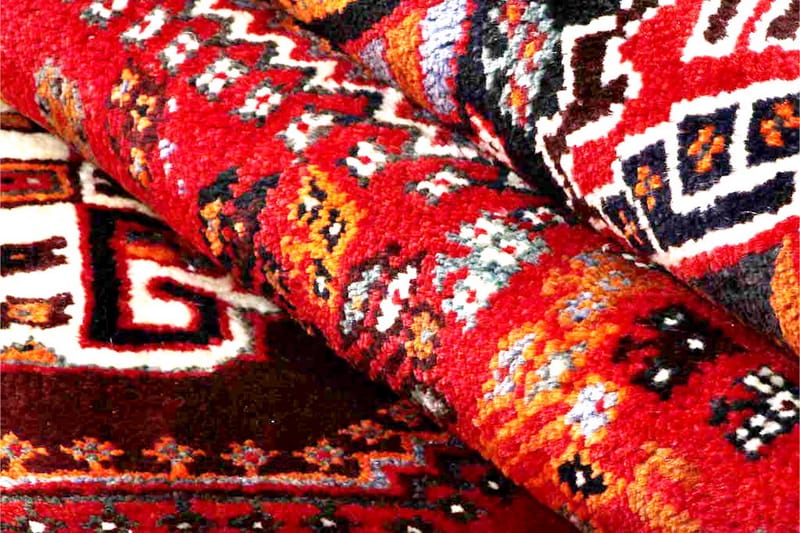 Handknuten Persisk Matta 179x253 cm - Röd/Beige - Persisk matta - Orientalisk matta