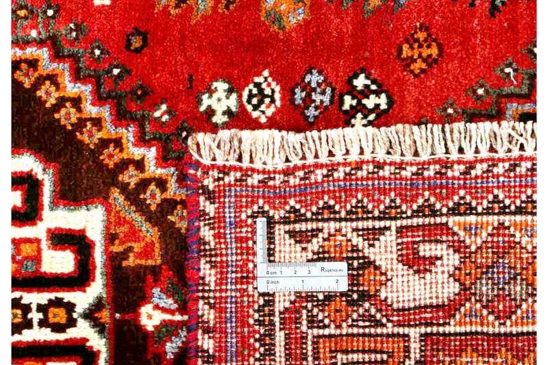 Handknuten Persisk Matta 179x253 cm - Röd/Beige - Persisk matta - Orientalisk matta