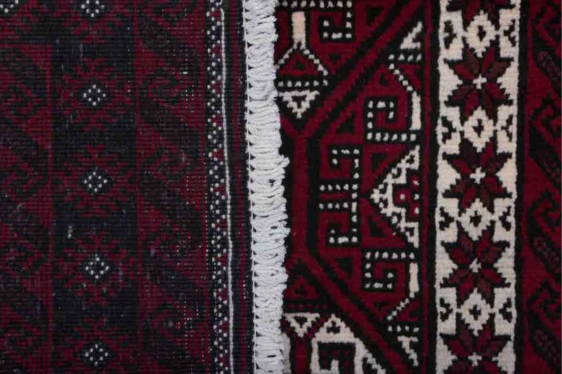 Handknuten Persisk Matta Våg 102x190 cm Kelim - Röd/Svart - Persisk matta - Orientalisk matta