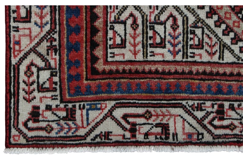 Handknuten Persisk Patinamatta 118x200 cm - Röd/Beige - Persisk matta - Orientalisk matta