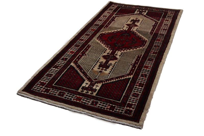 Handknuten Persisk Matta Varni 108x215 cm Kelim - Beige/Röd - Persisk matta - Orientalisk matta