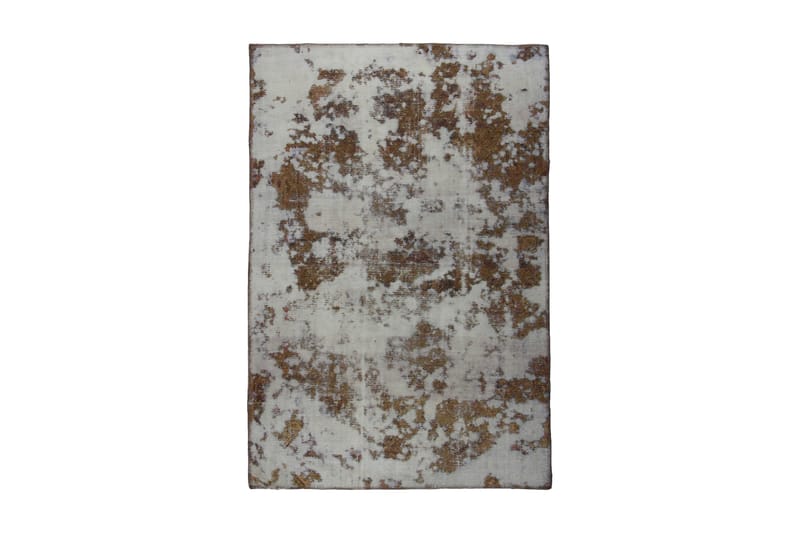 Handknuten Persisk Matta 110x164 cm Vintage - Beige/Brun - Persisk matta - Orientalisk matta