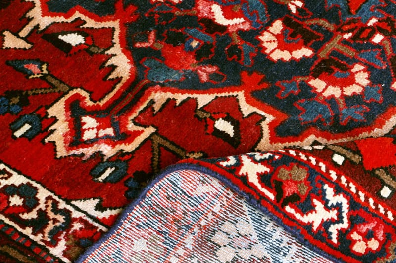 Handknuten Persisk Matta 306x386 cm - Röd/Mörkblå - Persisk matta - Orientalisk matta