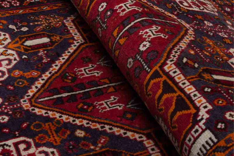 Handknuten Persisk Matta 109x160 cm - Röd/Svart - Persisk matta - Orientalisk matta