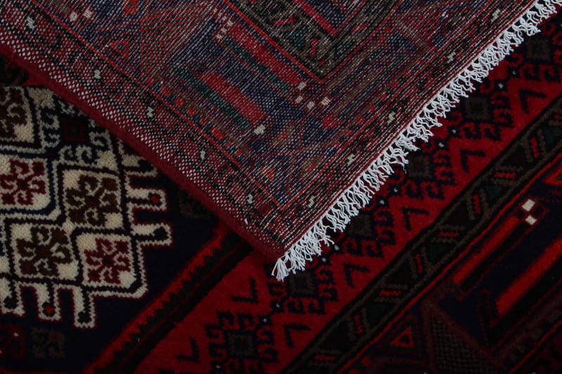 Handknuten Persisk Matta 125x193 cm Kelim - Röd/Mörkblå/Svart - Persisk matta - Orientalisk matta