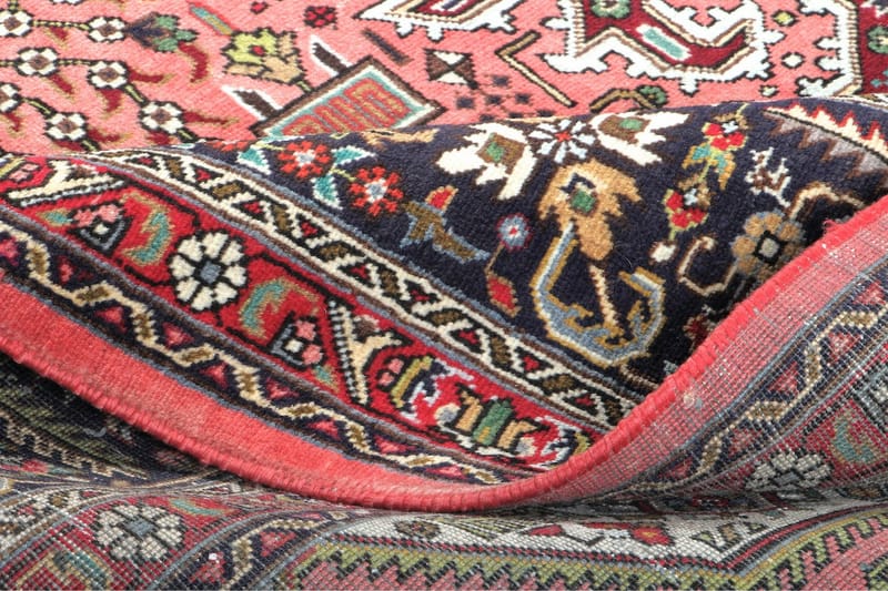 Handknuten Persisk Matta 208x211 cm Kelim - Röd/Mörkblå - Persisk matta - Orientalisk matta