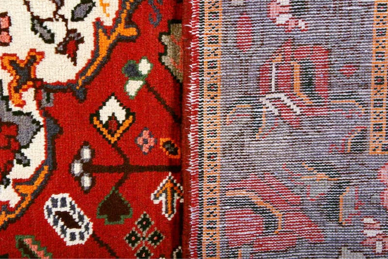 Handknuten Persisk Matta 205x305 cm - Röd/Beige - Persisk matta - Orientalisk matta